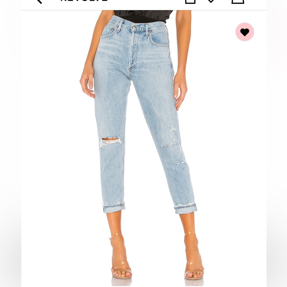 Agolde Jamie high rise classic jeans